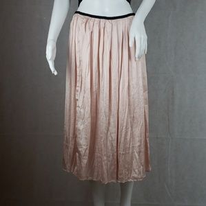 PHILOSOPHY Size 4 Pink & Black Skirt
